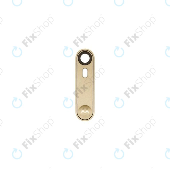 Motorola Moto X Style XT1572 - Sklíčko Zadní Kamery + Rám (Zlatá)