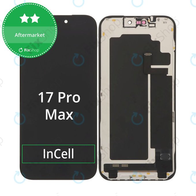 Displej In-Cell FHD pro iPhone 17 Pro Max, Dotykové sklo s rámem