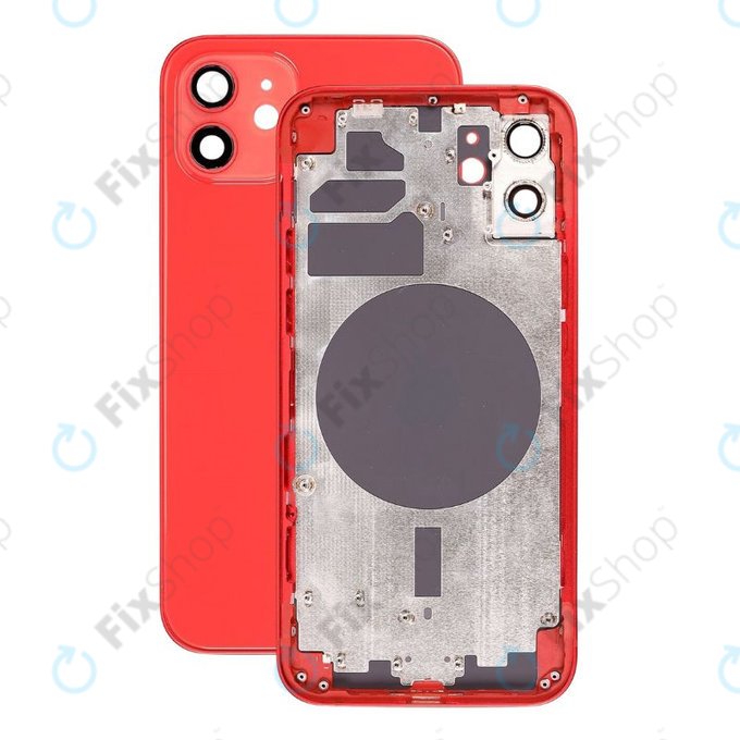 Apple iPhone 12 - Zadní Housing (Red)