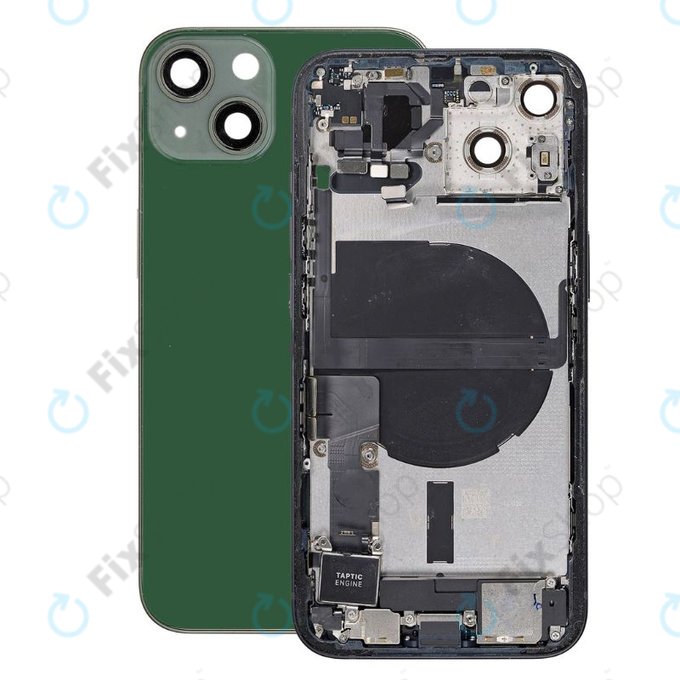 Apple iPhone 13 - Zadní Housing s Malými Díly (Green)