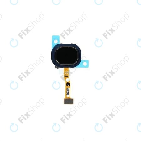 Samsung Galaxy M21 M215F - Senzor Otisku Prstu + Flex Kabel (Raven Black) - GH96-13467A Genuine Service Pack