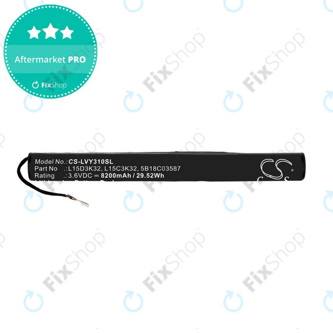 Lenovo Yoga TAB 3 YT3-X50 - Baterie L15D3K32, L15C3K32, 5B18C03587 8200mAh HQ