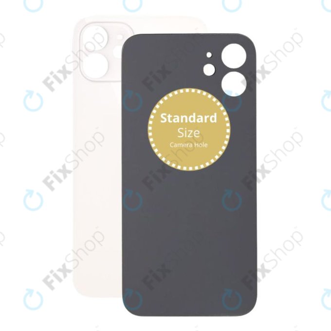 Apple iPhone 12 - Sklo Zadního Housingu (White)