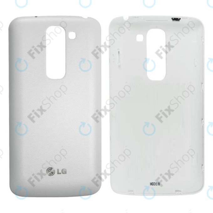 LG G2 D802 - Bateriový Kryt (White)