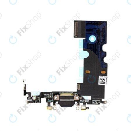 Apple iPhone SE (2nd Gen 2020) - Nabíjecí Konektor + Flex Kabel (Black)