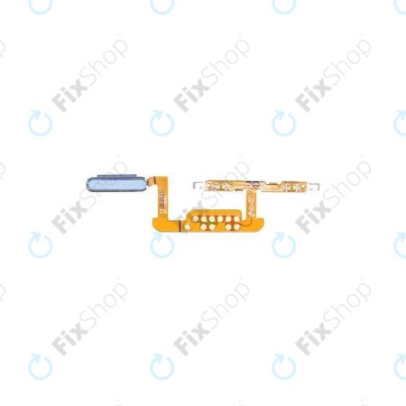 Samsung Galaxy Tab S7 T870, T875, T876B - Senzor Otisku Prstu + Flex Kabel (Phantom Navy) - GH96-13643D Genuine Service Pack