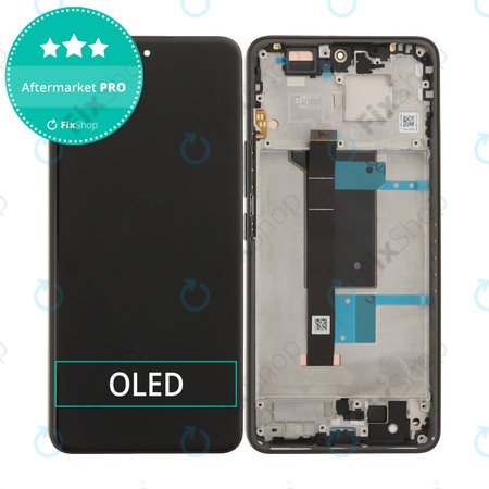 Displej OLED pro Xiaomi Redmi Note 15 Pro 4G, Dotykové sklo s rámem