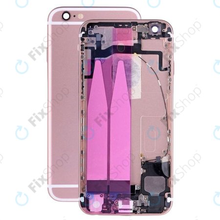 Apple iPhone 6S - Zadní Housing s Malými Díly (Rose Gold)