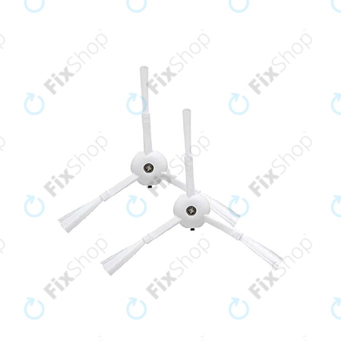 Xiaomi Mi Robot Vacuum Mop-series, Roborock-series, Xiaowa-series - Boční Kartáč (Bílý) - 2ks