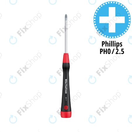 Wiha PicoFinish® 261P - Přesný Šroubovák - Phillips PH0 (2.5mm)