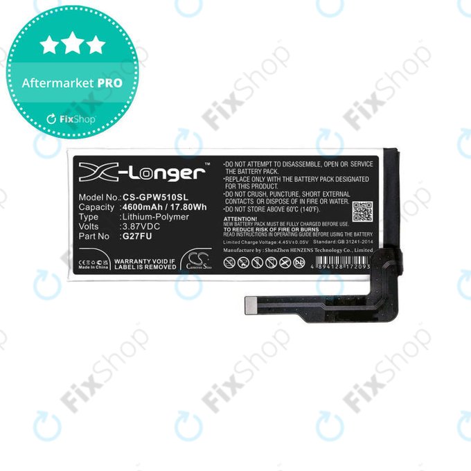 Google Pixel 5A - Baterie G27FU 4600mAH HQ