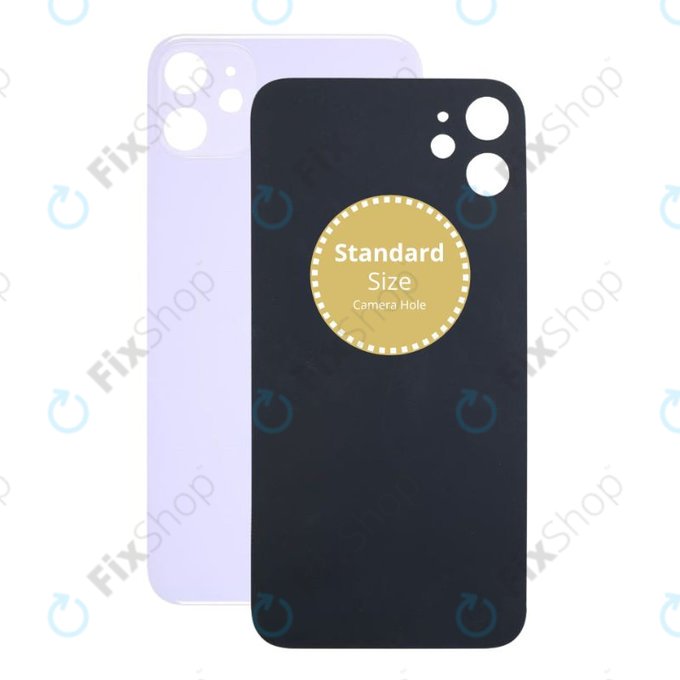 Apple iPhone 11 - Sklo Zadního Housingu (Purple)