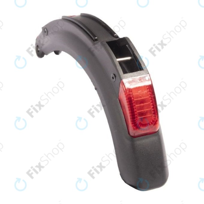 Kugoo S3 - Zadní Blatník se Světlem a Kabelem (Black)