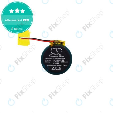 Baterie pro Garmin Approach S1, S3, S4, Forerunner 110, 210, S1, 200mAh, Li-Ion, 3.7V, 361-00047-00, HQ