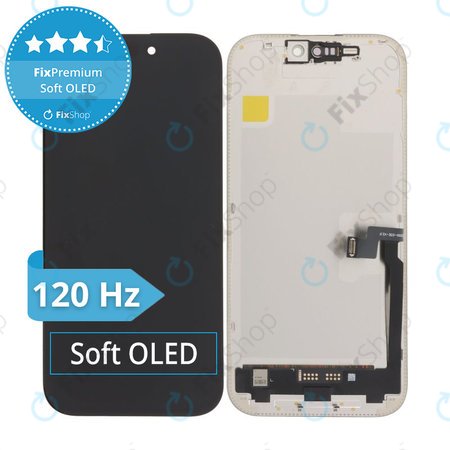 Apple iPhone 16 Pro - LCD Displej + Dotykové Sklo + Rám Soft OLED FixPremium 120Hz