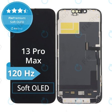 Displej Soft OLED pro iPhone 13 Pro Max - Dotykové sklo + Rám, DIAGNOSTIC