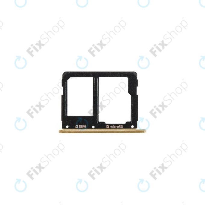 Samsung Galaxy A3 A310F (2016), A5 A510F - SIM/SD Slot (Gold) - GH98-38665A Genuine Service Pack