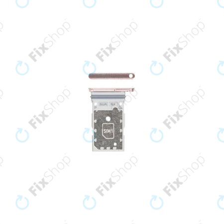 Samsung Galaxy S22 S901B - SIM Slot (Pink Gold) - GH98-47086D Genuine Service Pack