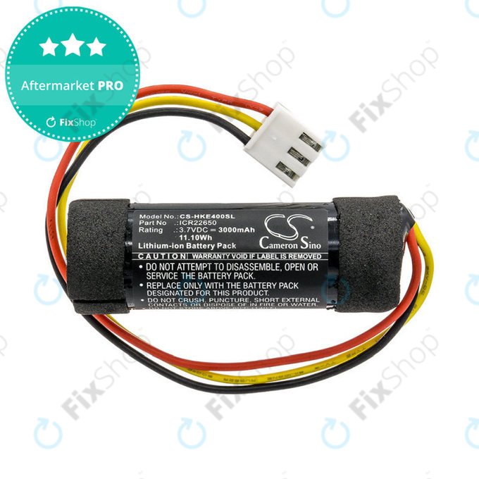 Baterie pro Harman/Kardon Onyx Studio 4, 3000mAh, Li-Ion, 3.7V, ICR22650, HQ