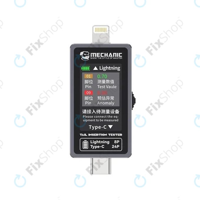 Mechanic T-824 - Tester nabíjecího portu