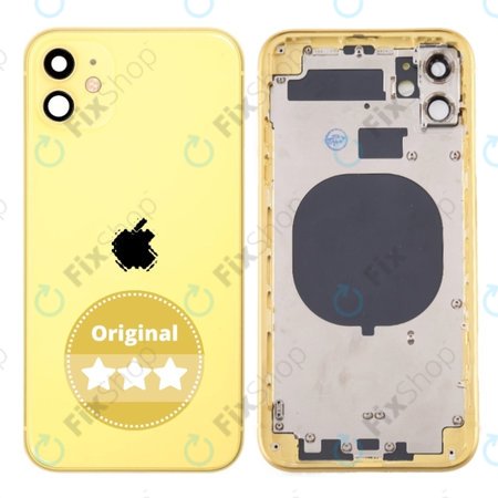 Apple iPhone 11 - Zadní Housing (Yellow) Original
