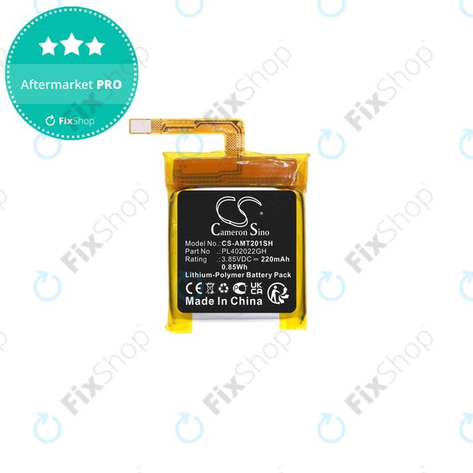 Baterie pro Amazfit GTS 2 Mini, 220mAh, Li-Pol, 3.85V, PL402022GH, HQ