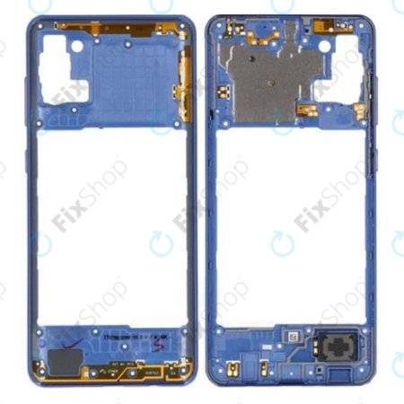 Samsung Galaxy A31 A315F - Střední Rám (Prism Crush Blue) - GH98-45428D Genuine Service Pack