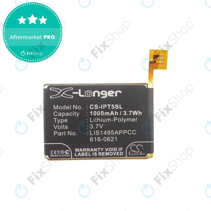 Apple iPod Touch (5th Gen) - Baterie 616-0621 1000mAh HQ