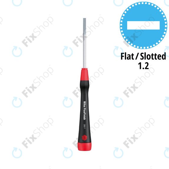 Wiha PicoFinish® 260P - Přesný Šroubovák - Plochý 1.2mm