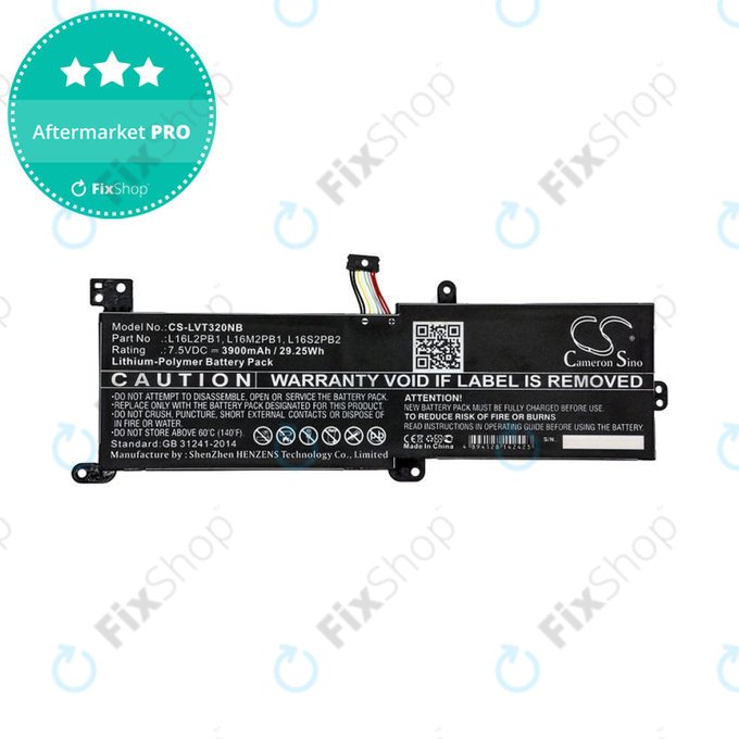 Baterie pro Lenovo 320, 330, 520, Ideapad 320, 330, S145, 3900mAh, Li-Pol, 7.5V, L16L2PB1, HQ