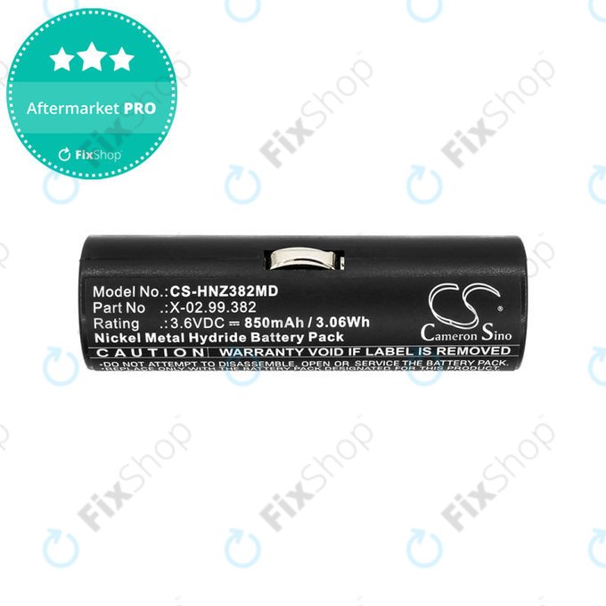 Baterie pro Heine Beta Handles, Heine Ophthalmoscope Beta 200, 850mAh, Ni-MH, 3.6V, X-02.99.382, BATT/110904-A1, HQ