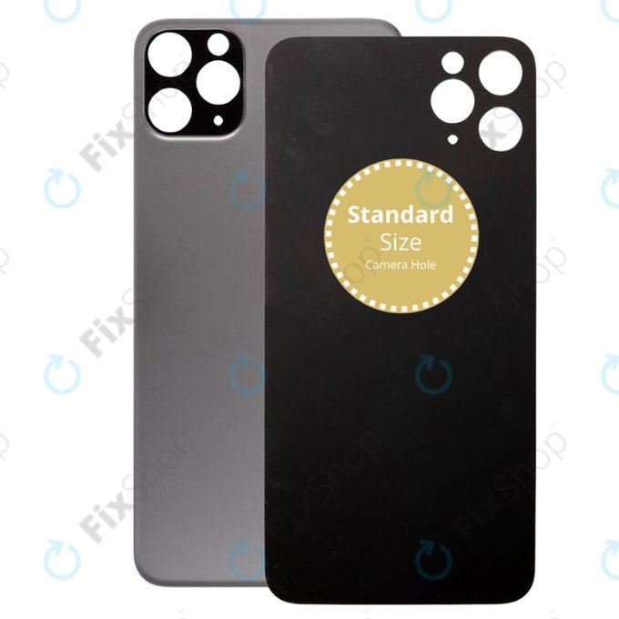 Apple iPhone 11 Pro Max - Sklo Zadního Housingu (Space Gray)