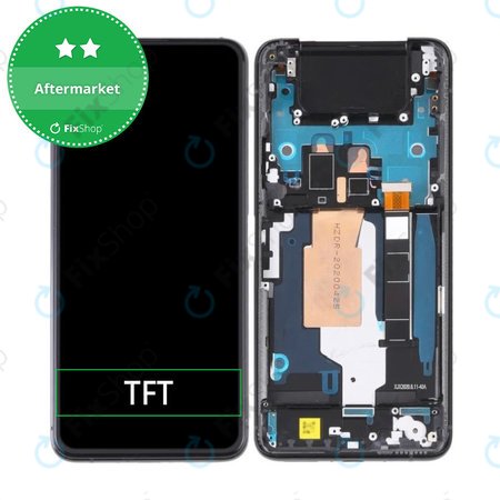 Asus Zenfone 7 Pro ZS671KS - LCD Displej + Dotykové Sklo + Rám (Aurora Black) TFT