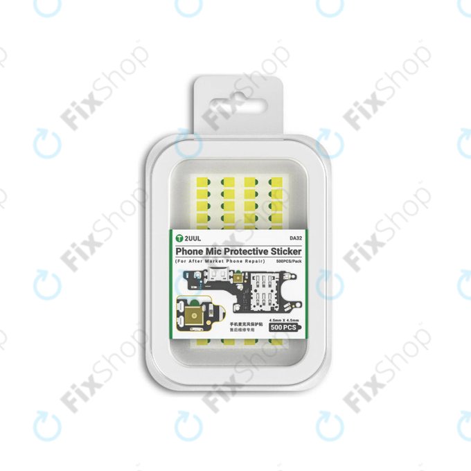 Ochranné nálepky na mikrofon telefonu, 2UUL DA32, 500ks/balení