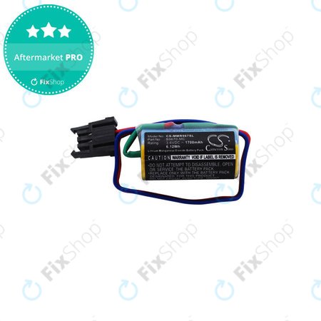 Baterie pro Mitsubishi Robot Control PLC, A RH, MR, 1700mAh, Li-MnO2, 3.6V, B9670-MC, HQ