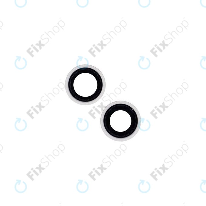 Apple iPhone 14, 14 Plus - Sklíčko Zadní Kamery s Rámem (Starlight) - 2ks