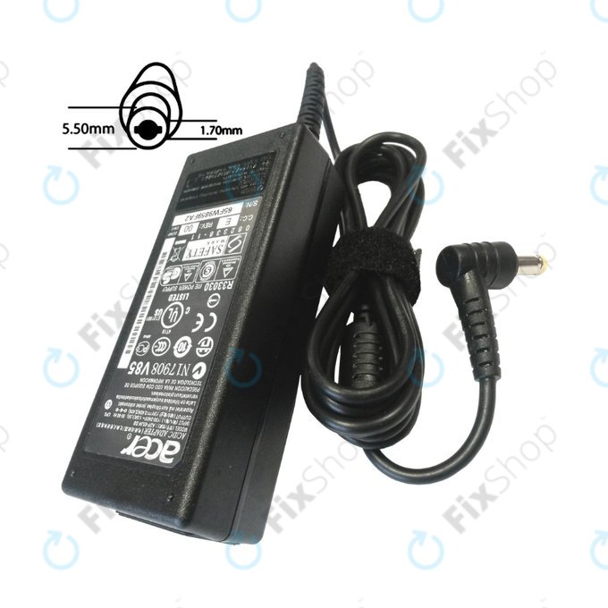 Nabíjecí adaptér pro Acer, 77011067, 65W, 19V, Genuine Service Pack
