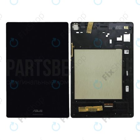 Asus ZenPad S 8.0 Z580CA - LCD Displej + Dotykové Sklo + Rám (Černá) - 90NP01M1-R20020