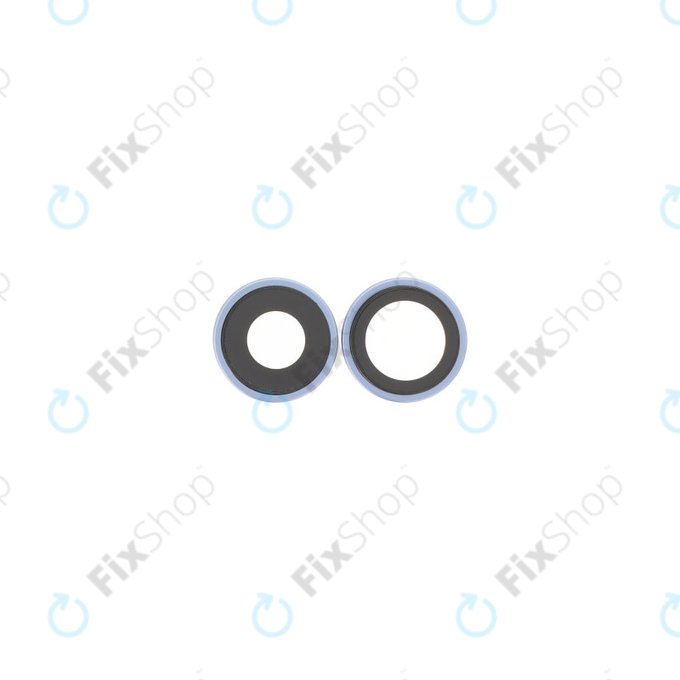 Apple iPhone 17 - Sklíčko Zadní Kamery s Rámem (Mist Blue) - 2ks