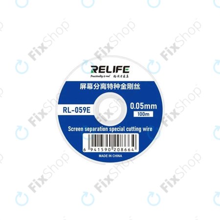 Relife RL-059E - Drát na Separování LCD Displejů (0.05mm x 100M)