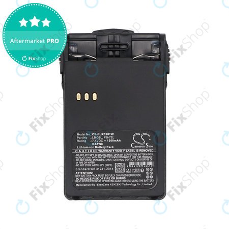 Baterie pro ADI AT-46, Baojie BJUV22, Huntec HT-3688, 1200mAh, Li-Ion, 7.4V, LB-38L, HQ