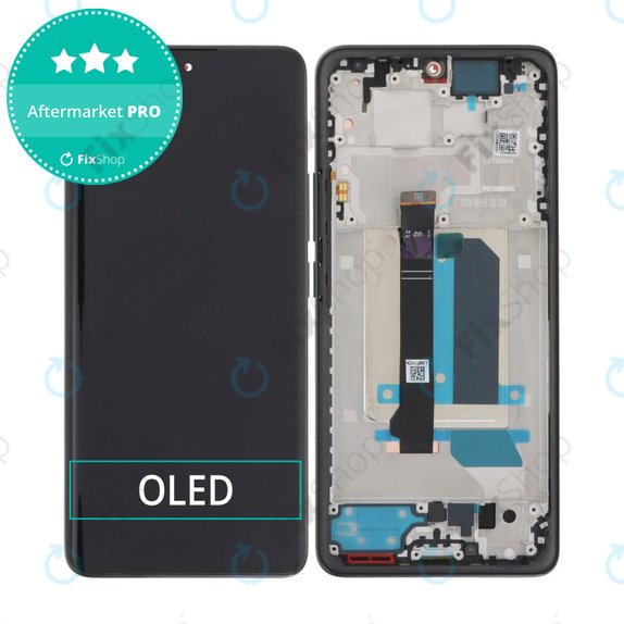 Xiaomi Redmi Note 14 Pro+ 5G 24094RAD4G - LCD Displej + Dotykové Sklo + Rám (Midnight Black) OLED