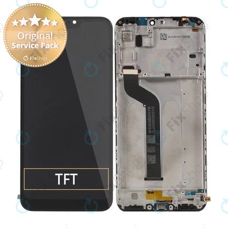 Xiaomi Mi A2 Lite (Redmi 6 Pro) - LCD Displej + Dotykové Sklo + Rám (Black) - 560610035033 Genuine Service Pack