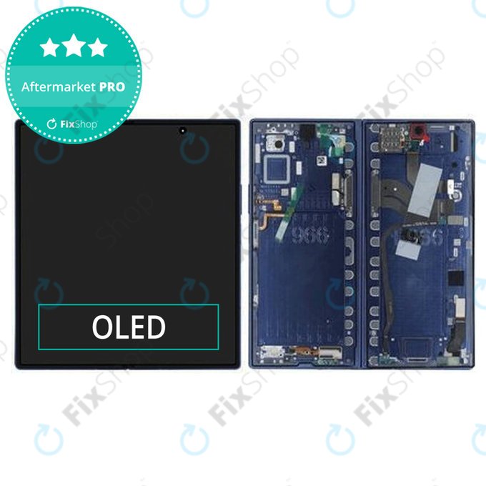 Samsung Galaxy Z Fold 7 F966B - LCD Displej + Dotykové Sklo + Rám (Blue Shadow) OLED