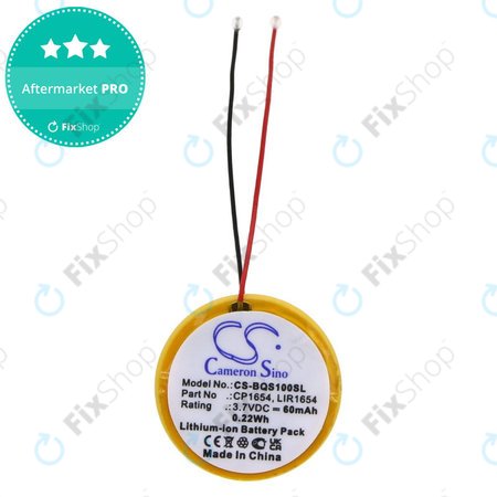 Baterie pro Bose Soundsport Pulse, Wireless, 60mAh, Li-Ion, 3.7V, CP1654, HQ