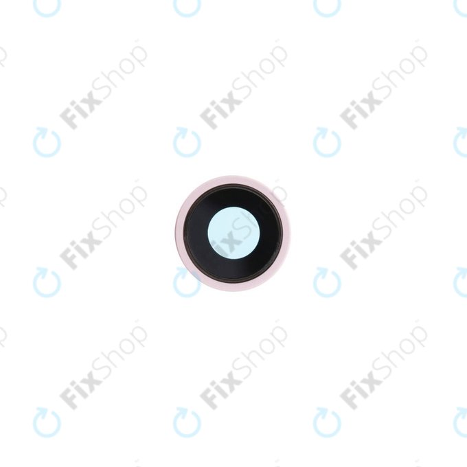 Apple iPhone 15, 15 Plus - Sklíčko Zadní Kamery s Rámem (Pink)