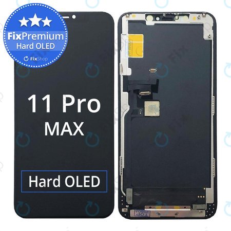 Apple iPhone 11 Pro Max - LCD Displej + Dotykové Sklo + Rám Hard OLED FixPremium