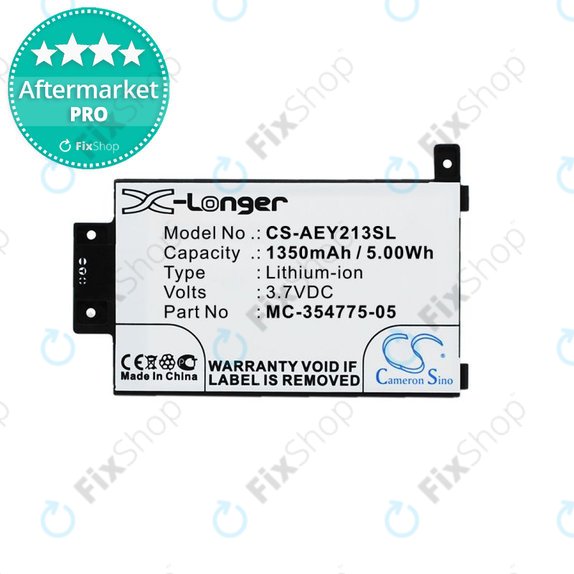 Amazon Kindle Paperwhite 2013, 6th Gen, 6 2015, Touch 2013 - Baterie MC-354775-05 1350mAh HQ
