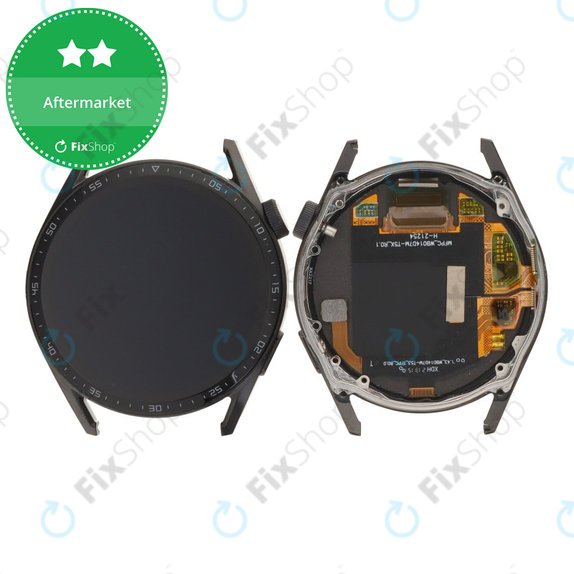 Huawei Watch GT 3 46mm JPT-B19 - LCD Displej + Dotykové Sklo + Rám (Black)