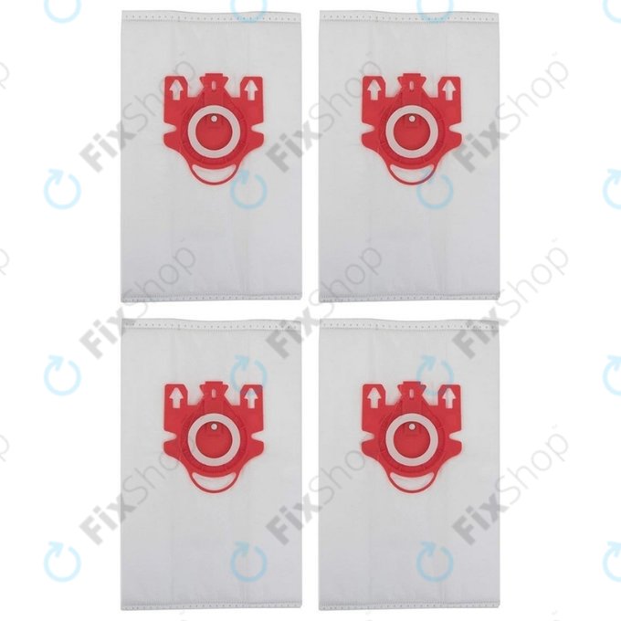 Sáček do vysavače, 4 ks pro Miele Compact C1, Compact C2, Complete C1, S4, S6, S 241 - S 799